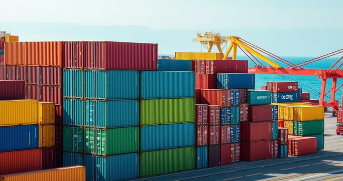 Transporte de container: Como garantir eficiência e segurança na logística marítima Transporte de container: Como garantir eficiência e segurança na logística marítima