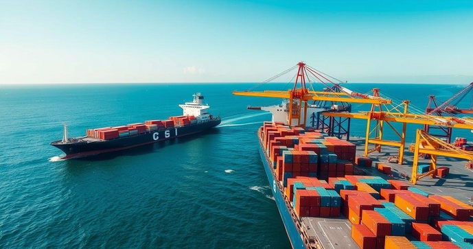Transporte de container: Como garantir eficiência e segurança na logística marítima Transporte de container: Como garantir eficiência e segurança na logística marítima