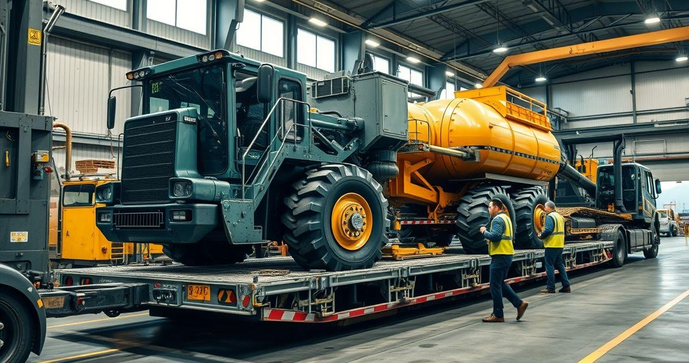 Transporte de Máquinas: Tudo que Você Precisa Saber para Uma Mudança Segura Transporte de Máquinas: Tudo que Você Precisa Saber para Uma Mudança Segura