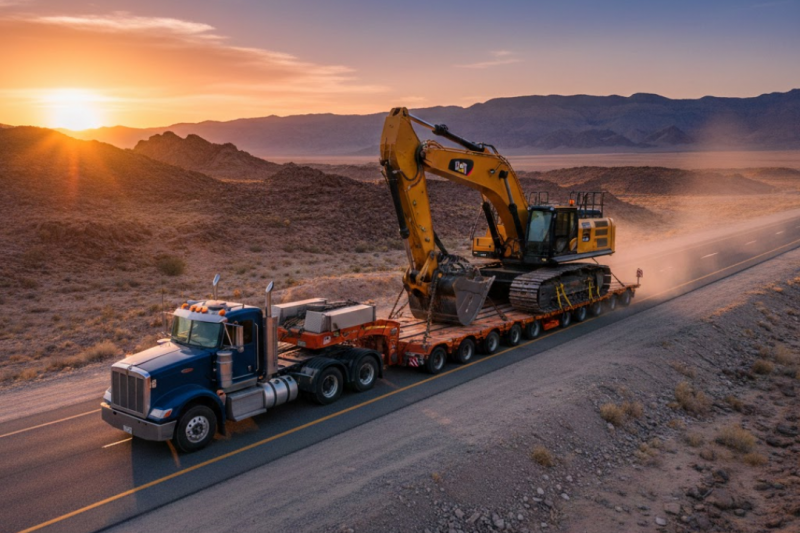 Guia Completo sobre Transporte de Máquinas Pesadas