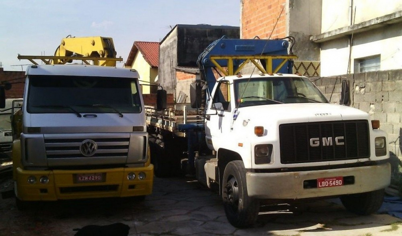 Caminhões com Muncks para Alocações Orçar Bras Cubas - Caminhões com Munck para Alocação