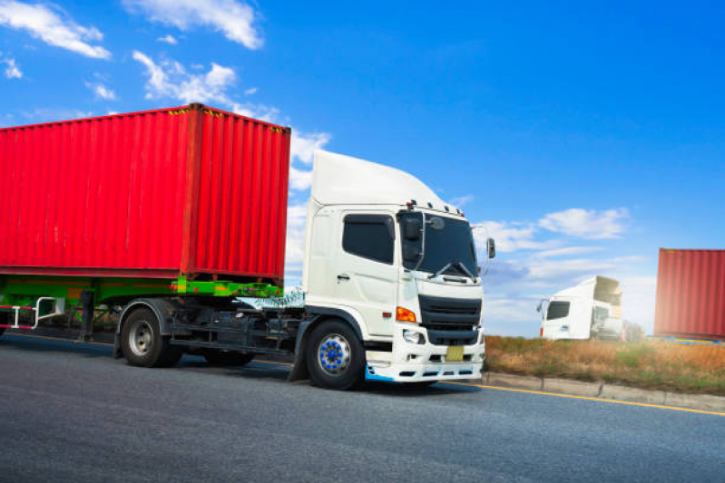 Empresa de Carreta para Transporte de Container Itaquaquecetuba - Empresa de Transportadora de Containers