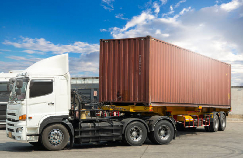 Empresa de Transporte Containers Locação Vila Guaraciaba - Empresa de Transportadora Containers