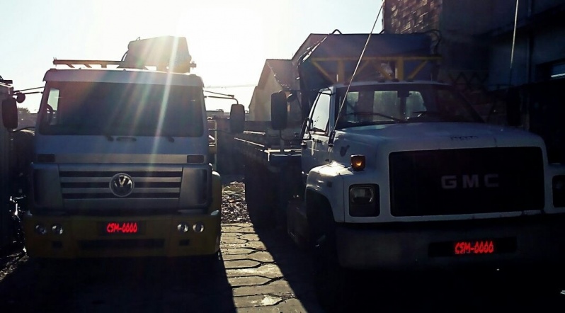 Locação de Caminhão Munck para Indústria Preço Vila Alzira - Locação de Guindaste Articulado