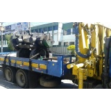 caminhão para transporte de containers Condomínio Maracanã